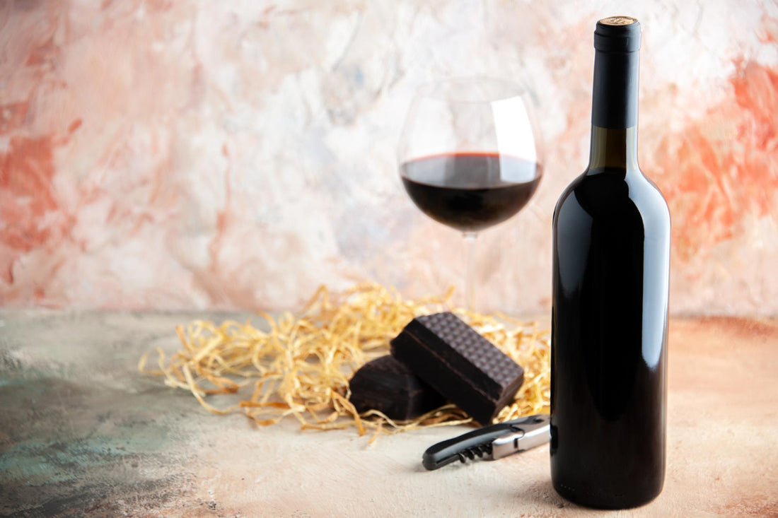 Vino Tinto Con Chocolate