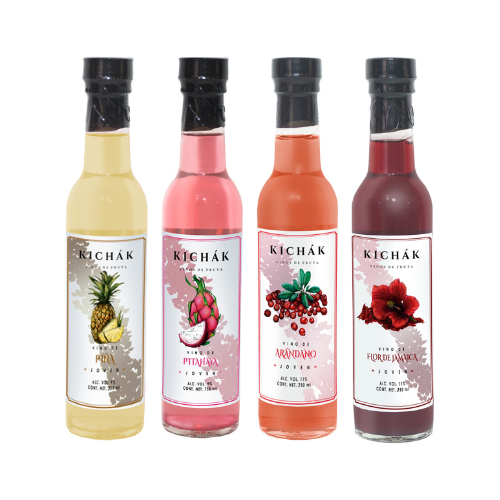 pack mini vinos de fruta kichak 250 ml