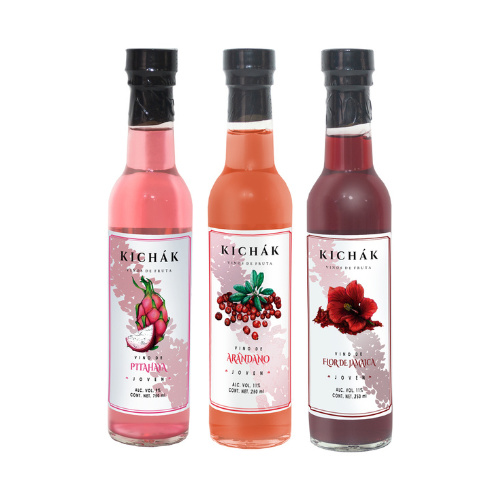 pack mini vinos de fruta kichak 250 ml