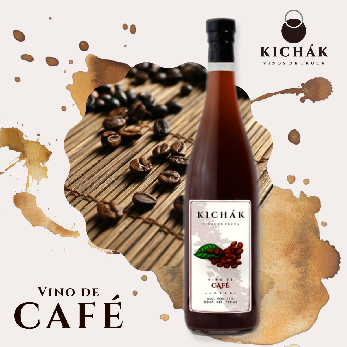 VINO DE CAFÉ KICHÁK 750 ML