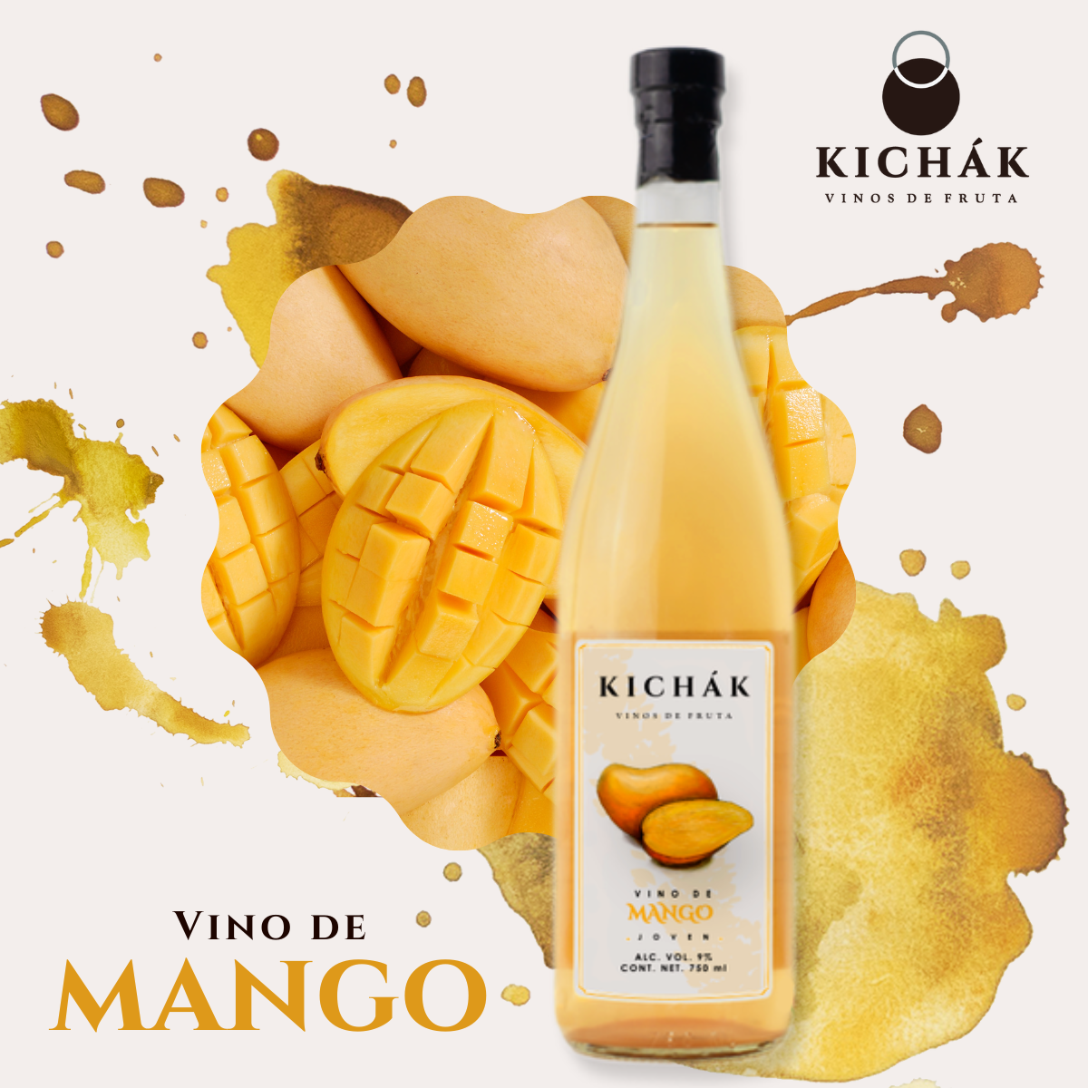 VINO DE MANGO KICHÁK 750 ML