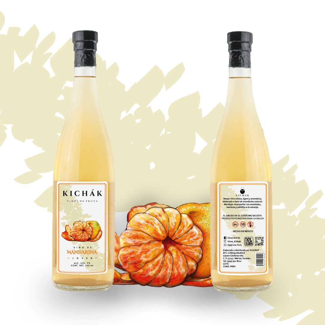VINO DE MANDARINA KICHÁK 750 ML