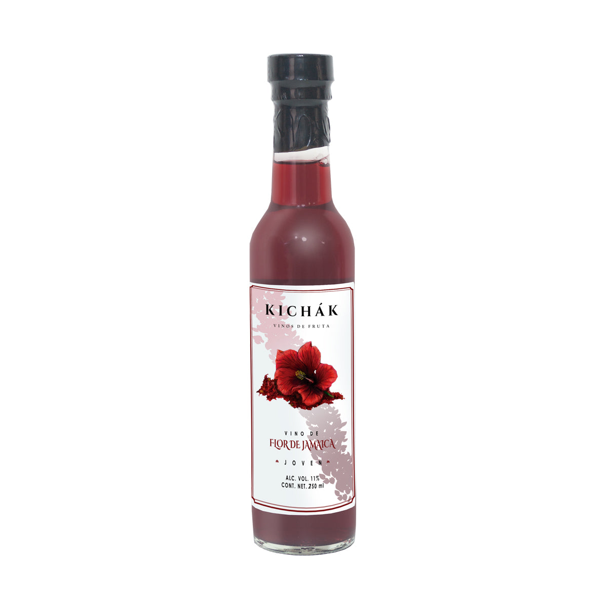 VINO DE FLOR DE JAMAICA KICHÁK 250 ML