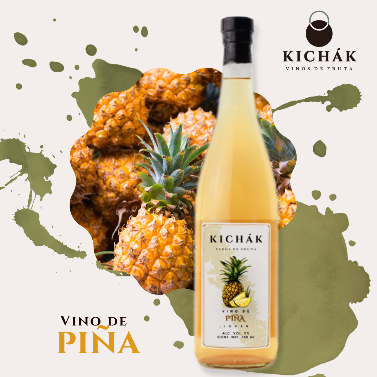 VINO DE PIÑA KICHÁK 750 ML