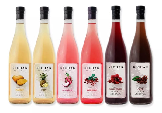 Vinos De Fruta Kichák, Pack 6 Pz 750 Ml