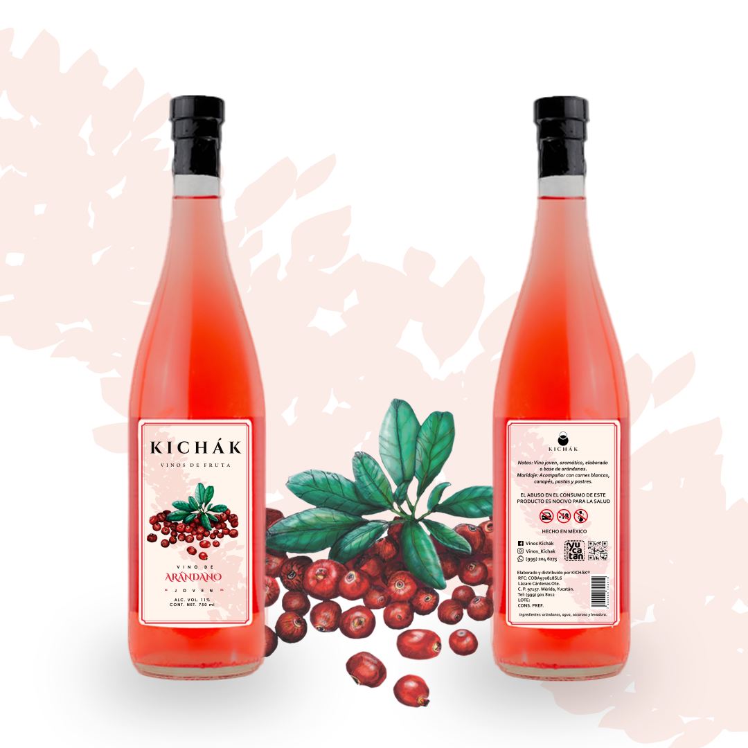 VINO DE ARÁNDANO KICHÁK 750 ML