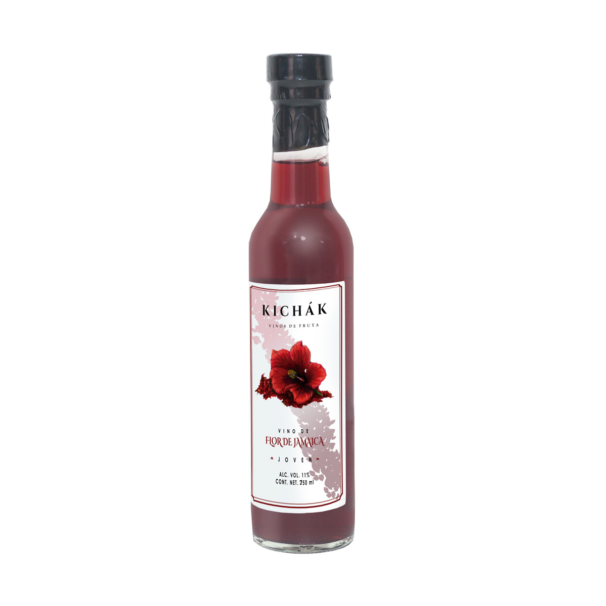 VINO DE FLOR DE JAMAICA KICHÁK 250 ML