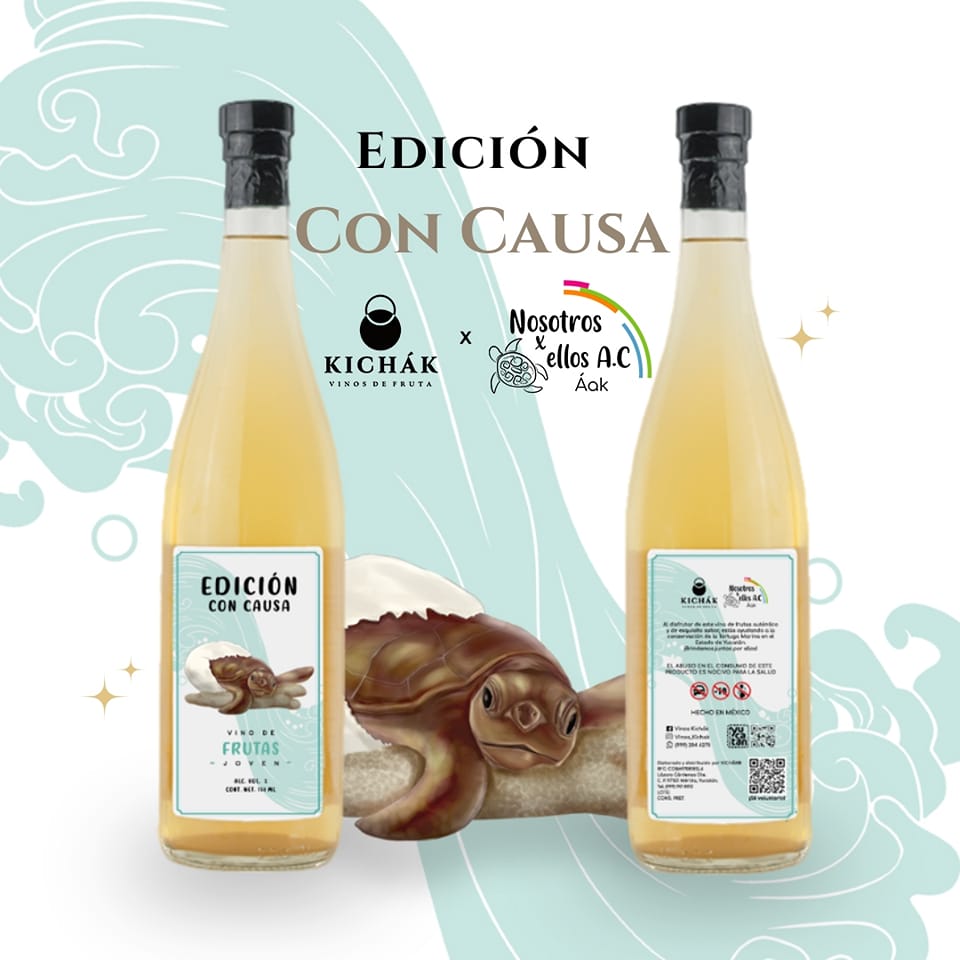Vino de Fruta Kichák, Edición con Causa