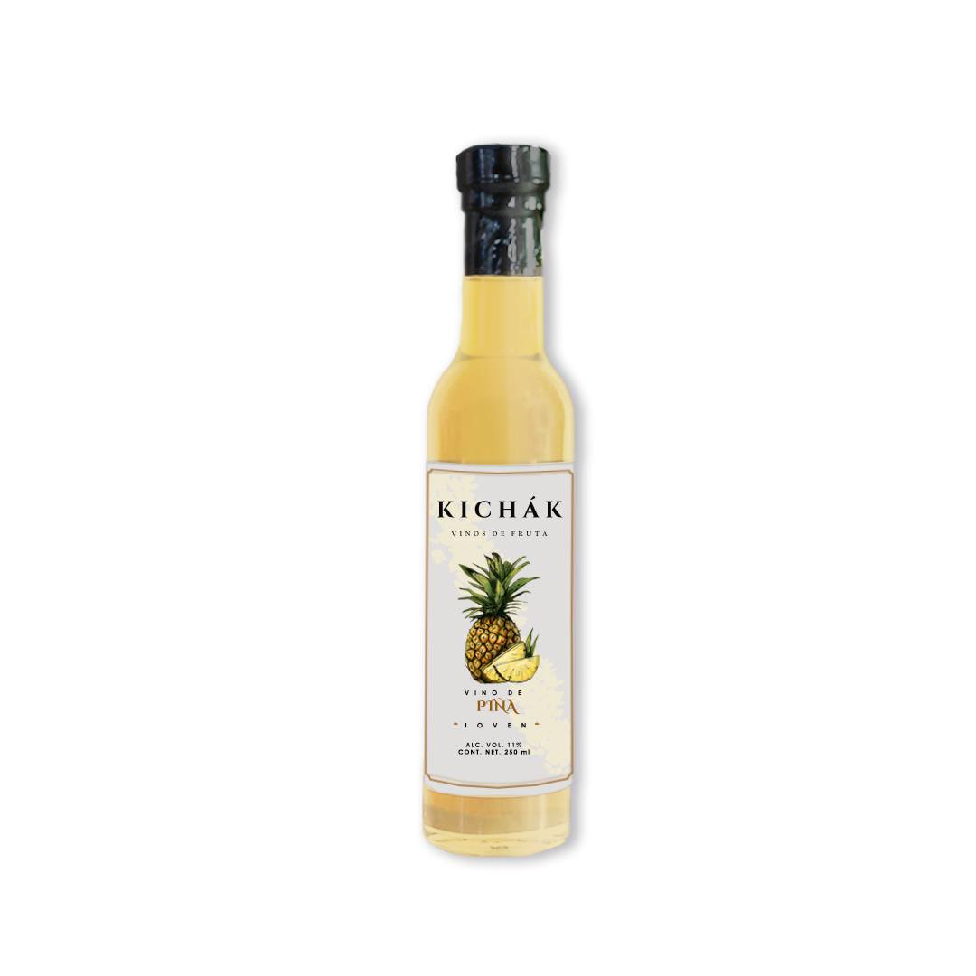 Vino de Piña Kichák 250 ml – Vinos Kichák